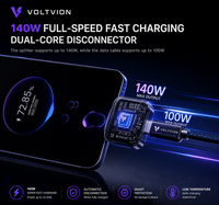 Voltvion 140W USB-C Smart Charging Adaptor with Auto Shut-Off